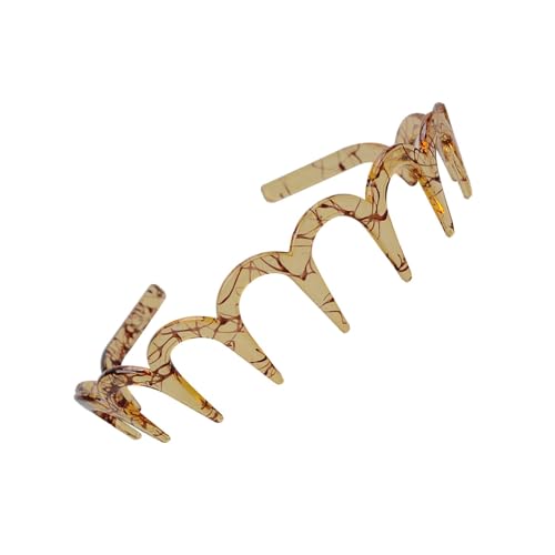 Haifischzahn-Haarband, elastisches Haarband, Unisex, Anti-Rutsch-Kopfbedeckung, Make-up-Stirnband für Damen, Herren, Teenager, Mädchen von Generisch