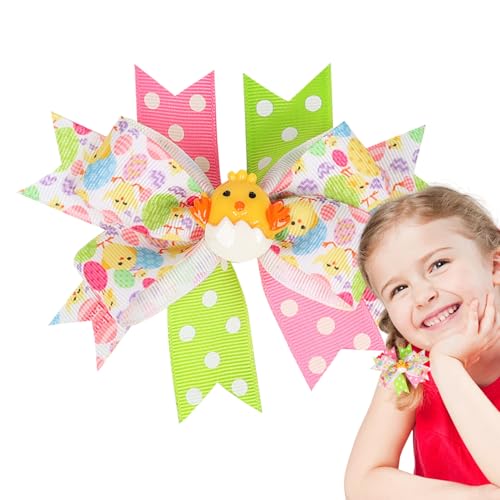 Hair Bows Kids, Girls Bows Hair Accessories, Cute Bunny Dot Ribbon Hairpin, Fashion Barrettes, Stylish Hairs Clips, Adorable Everyday Accessory For, Kid, Teens von Generisch
