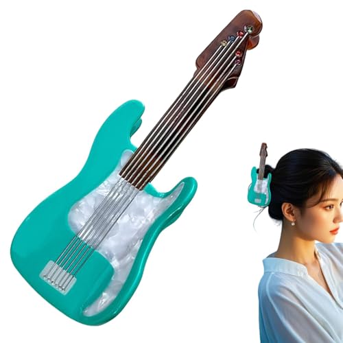 Hair Claw Clip, Stylish Catch Clip with Violin Shape Design for Girls, Chic Non-Slip Ponytail Holder Hairpin to Your Party, Beach, Casual, Outing, Elegant Women’s Accessory von Generisch