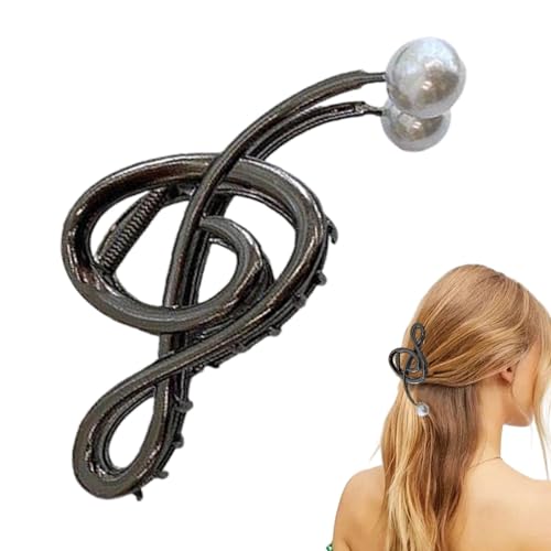 Hair Claw - Hair Clip | Musical Note Claw Clip | Hair Clip For Women, Metal Hair Clips Musical Note, Non Slip Metal Hairpins, Fancy Musical Score Strong Hairpins, Perfect For Women And Girls von Generisch