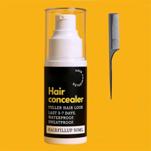Hairfillup Hair Concealer for Men,Hair Fill up Concealer ,Enhance Hairline Powder,Long Lasting Root Cover Up Spray,Waterproof and Sweat-Proof Hairdye Stick Concealers,For Men and Women (1) von Generisch