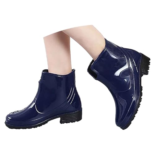 Halbhoch Gartenschuhe Stiefel Gummistiefel Damen Gefüttert Leicht Reitstiefel Stiefeletten Garten Rutschfest Wasserdicht Regenschuhe Halbhoch Gartenschuhe Stiefel Gummistiefel Damen Gefüttert Leicht Reitstiefel Stiefeletten Garten Rutschfest Wasserdicht Regenschuhe von Generisch