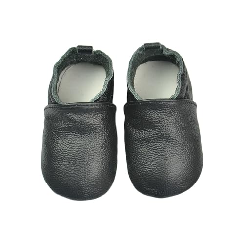 Halbschuhe Baby Lauflernschuhe Mädchen Jungen Hausschuhe Krabbelschuhe Babyschuhe Weiches Mit Wildledersohle Lederschuhe Kleinkind 0 2 Jahre Winterschuhe Kinder Jungen 37 (Black, 12-18 Months) von Generisch