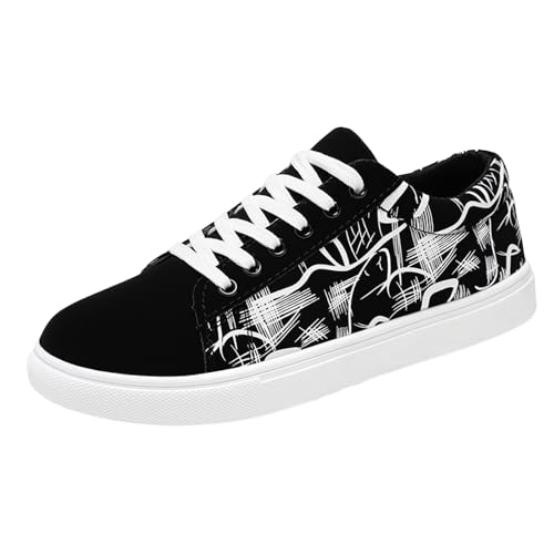 Halbschuhe Teenagers Herren Freizeitschuhe Fashion Stoffschuhe Sneaker Einfachheit Sportschuhe Leicht Fitnessschuhe Atmungsaktive Laufschuhe Wanderschuhe Laufen Sneakers von Generisch