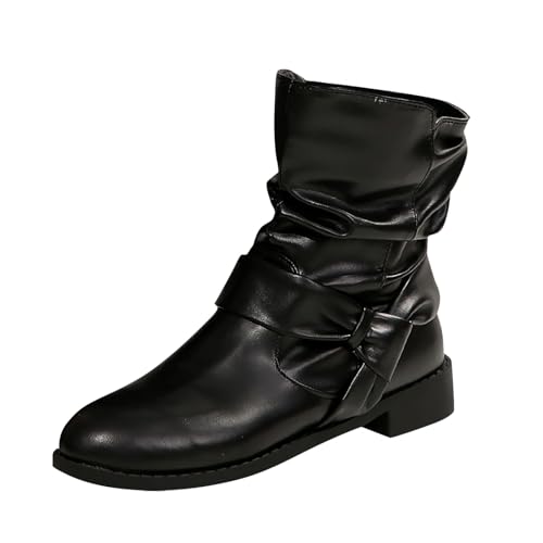 Halbstiefel Damen Elegant Schlupfstiefel Einfarbige Stiefeletten Mit Blockabsatz Frauen Warm Schuhe Freizeitstiefel Halbhohe Halbstiefel Reitstiefel Winter Herbst Kurzstiefel Halbstiefel Damen Elegant Schlupfstiefel Einfarbige Stiefeletten Mit Blockabsatz Frauen Warm Schuhe Freizeitstiefel Halbhohe Halbstiefel Reitstiefel Winter Herbst Kurzstiefel von Generisch
