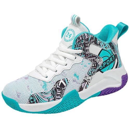 Hallenschuhe Junge Sportschuhe Kinder Mädchen Sneaker Gym Schuhe Fitnessschuhe Mode Turnschuhe Jungen Joggingschuhe Wanderschuhe Freizeitschuhe Tennisschuhe Laufschuhe Running Shoes Outdoor Walking von Generisch