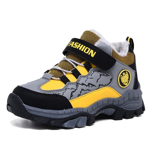 Hallenschuhe Junge Turnschuhe Kinder Jungen Mädchen Sportschuhe Mesh Freizeitschuhe Straßenlaufschuhe Modische Ganzjahres Fitnessschuhe Outdoor Laufschuhe von Generisch