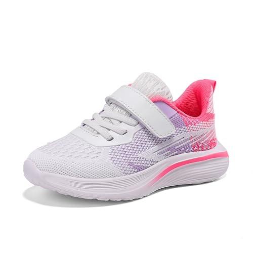 Hallenschuhe Junge Turnschuhe Mädchen Heller Sohle Hallenturnschuhe Schuhe Leicht Mesh Sneaker Turnschuhe Atmungsaktiv Hallenschuhe Modische Sneaker & Sportschuhe Laufschuhe Kinder Rutschfest von Generisch