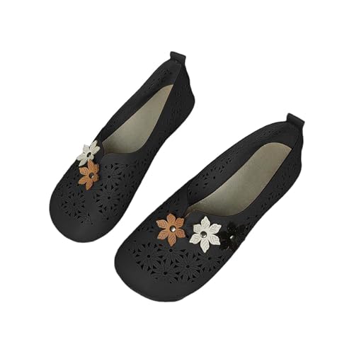 Hallenschuhe Mädchen Damen Lederschuhe Schuhe Atmungsaktiv Bequeme Freizeitschuhe (Black, 36) Eco Barfußschuhe Herbst Herren Winter Weiß Orthopedische Barfuss Herrn 43 Blau Weiche Soft von Generisch