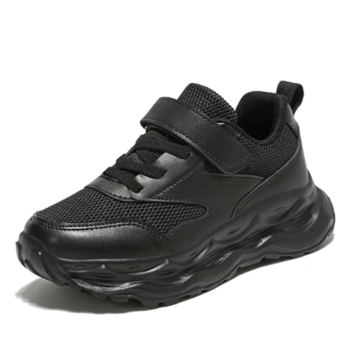 Hallenschuhe Mädchen Junge Sportschuhe Kinder Sneaker Walking Schuhe Fitnessschuhe Turnschuhe Jungen Freizeitschuhe Wanderschuhe Laufschuhe Running Shoes Gym Tennisschuhe Teenager Mode Joggingschuhe von Generisch