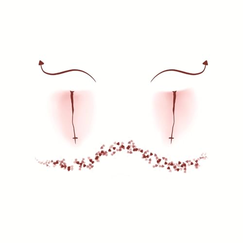 Halloween Deko Aufkleber Temporäre Tattoos Für Kinder Und Erwachsene,Festival Tattoo Pflaster,Horror Fake-Tattoo,Tattoos-Zum-Aufkleben,Make Up Für Halloweenparty,Geeignet Für Gesicht Und Arme(D1) von Generisch