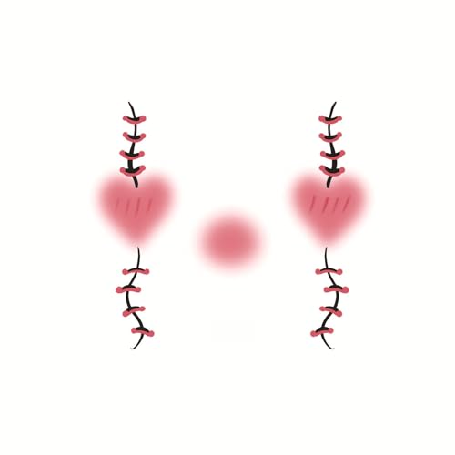 Halloween Deko Aufkleber Temporäre Tattoos Für Kinder Und Erwachsene,Festival Tattoo Pflaster,Horror Fake-Tattoo,Tattoos-Zum-Aufkleben,Make Up Für Halloweenparty,Geeignet Für Gesicht Und Arme(F2) von Generisch