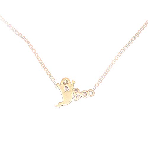 Halloween-Geister-Anhänger, Halskette, weiblich, Europa und Amerika, kurze Schlüsselbeinkette von Generisch