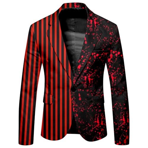 Halloween Kostüm Herren Anzug Wunde Gruselig Mantel Horror Blood Bedrucktes Slim Fit Feierliche Anlässe Lounge Set Mit Blutigem Langarm Freizeit Horror Kostüm Geschäft Vampir Kostüm Sakko Halloween Kostüm Herren Anzug Wunde Gruselig Mantel Horror Blood Bedrucktes Slim Fit Feierliche Anlässe Lounge Set Mit Blutigem Langarm Freizeit Horror Kostüm Geschäft Vampir Kostüm Sakko von Generisch