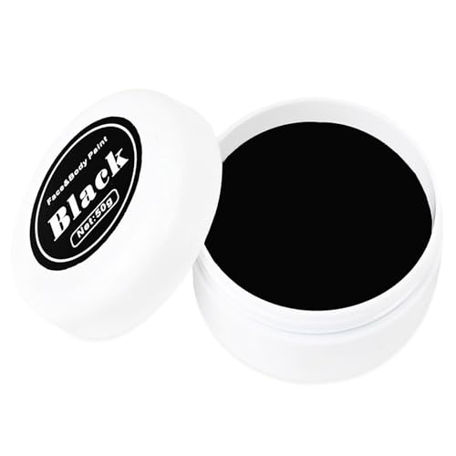 Halloween Schminke, Face Paint Theaterschmink, Vampir Monster Zombie Makeup, Schädel Gesicht Make-up, Weiß Schwarz Rot Körperfarbe, Kinderschminke Karnevals Make up, Bodypainting Faschingsschminke von Generisch