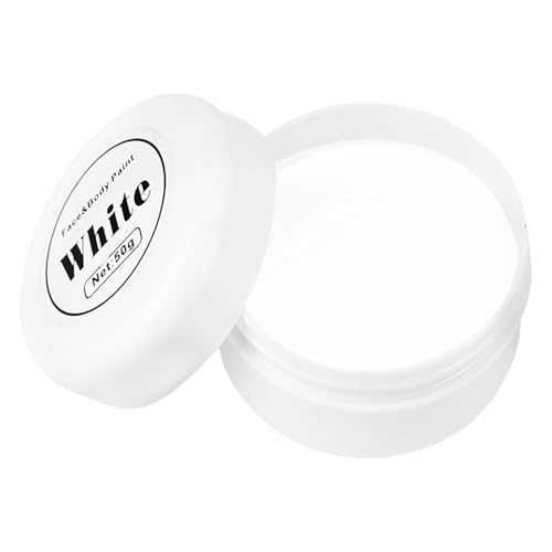 Halloween Schminke, Face Paint Theaterschmink, Weiß Schwarz Rot Körperfarbe, Kinderschminke Karnevals Make up, Vampir Monster Zombie Makeup, Schädel Gesicht Make-up, Bodypainting Faschingsschminke von Generisch