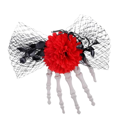 Halloween Skelett Hand Haarspangen - Gothic Haarschmuck für Frauen, Horror Themed Haarspangen | Festival Haarschmuck für Halloween, Maskerade Kopfbedeckung für Gothic Partys von Generisch