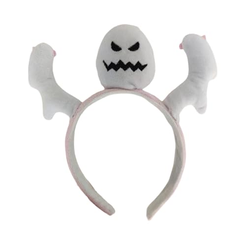 Halloween Stirnband - Horror -Haarbänder | Ghost-inspiriertes Haar Hoop | Spooky Halloween -Kostüme | Leichtes Geisterkopfstück für Frauen, Mädchen Cosplay Party Dress-up von Generisch