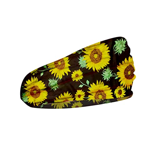 Halloween-Stirnband für Frauen und Frauen, bedrucktes Stirnband, elastisches Kopfband, Haarband, Bandana, Stirnband, funktional, verspielt, langlebig, elastische Stirnbänder von Generisch