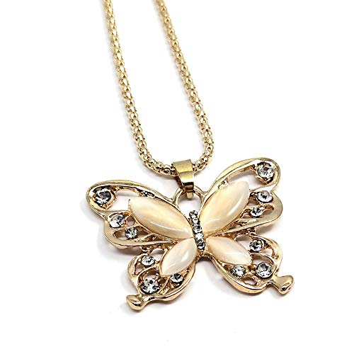 Halskette Rose Gold Halskette Schmetterling Kette Halskette Anhänger Halskette Geschenk Für Frauen Zuverlässige Leistung von Generisch