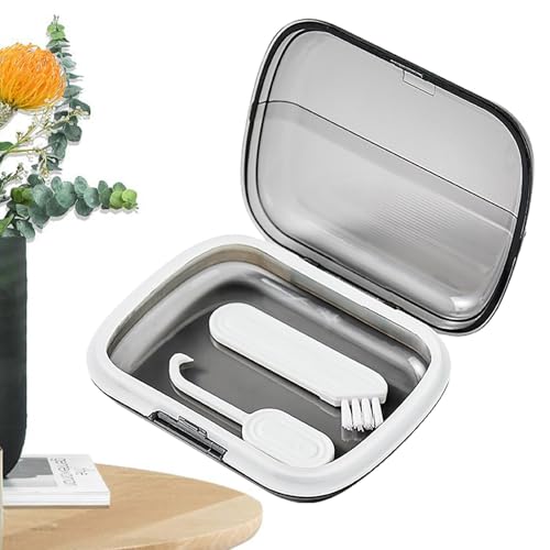 Halterhalteretui - Mundschutzhalter, Slim Aligner Case | Retainer Cases, Tragbare Prothesenetui-Haltebox mit Zahnspangen-Entfernungswerkzeug von Generisch