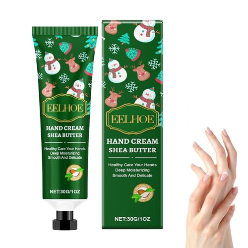 Handcreme für Weihnachts,Handcreme Geschenke, Feuchtigkeitscreme Pflegecreme für Trockene Rissige Hände,Weihnachtsgeschenke Kleine Geschenke für Mutter Freundin Frau (Dark Green, One Size) von Generisch