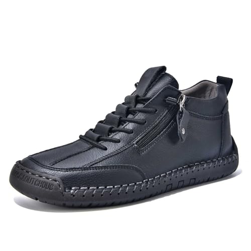 Handgefertigt Herren-Mokassins Aus Leder, Zum Reinschlüpfen Lässig Business-Schuhe Leicht Atmungsaktiv Herren-Loafer Handgefertigt Herren-Mokassins Aus Leder, Zum Reinschlüpfen Lässig Business-Schuhe Leicht Atmungsaktiv Herren-Loafer von Generisch