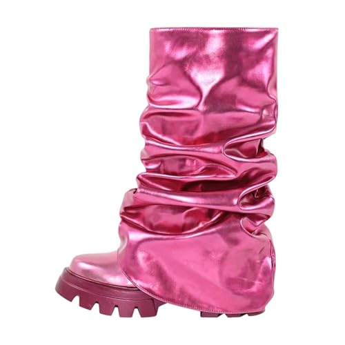 Handgefertigte Damen-Stiefel mit spitzem Zehenbereich und einzigartigem hohem Absatz für ein modernes schickes Mode-Statement, Cd230693b, 42.5 EU von Generisch