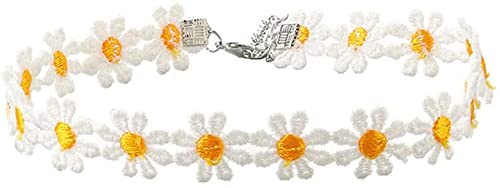 Handgefertigte Halskette, geknotete Blume, Halsband, Halskette, Choker für Damen und Herren, Geschenk, Zubehör, Schmuck, Halsdekoration von Generisch