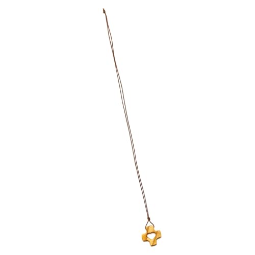Handgefertigte Herz-Halskette aus Holz – Anhänger aus Naturholz für Frauen, symbolische Liebe und Glaube, Schmuck, Geschenk für Jahrestag, Valentinstag – Paare, spiritueller Schmuck von Generisch