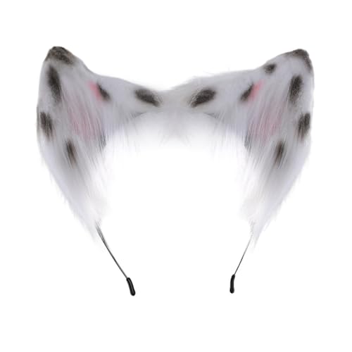 Handgefertigter Cartoon-Kätzchen-Ohr-Haarreif für Damen, Halloween, Make-up-Stirnband für Ostern, Karneval, Cosplay, Haarschmuck von Generisch