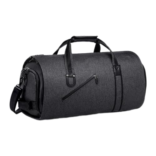 Handgepäcktasche für Reisen – wandelbare Herren-Anzugtaschen | Kleidertasche für Damen und Herren, 2-in-1-Koffer zum Aufhängen, Schwarz , Refer to description, Unisex von Generisch