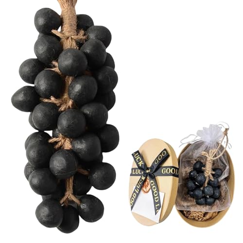 Handmade Grape Soap on a Rope, Cold Process Artisan Soap, Grape Cluster Design with Natural Fragrance, Moisturizing Face & Body Wash for Men & Women (1, Lila) von Generisch