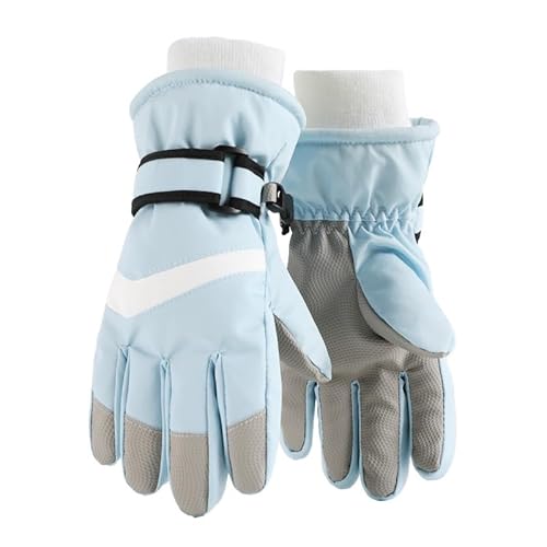 Handschuhe Kinder Fahrradhandschuhe Reithandschuhe Winter Fäustlinge Warm Winterhandschuhe Kinderhandschuhe Softshell Handschuhe Schneehandschuhe Ski Handschuhe Warehouse Deal Blau, S/4 Jahre von Generisch