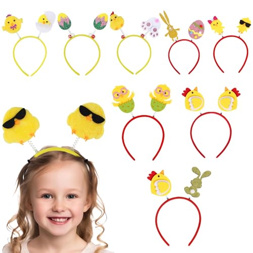 Hasen-Stirnbänder – -Cartoon-Kükeneier-Stirnband – Kostümdekoration für Frauen, Partygeschenke, Haarschmuck für Damen und Herren von Generisch