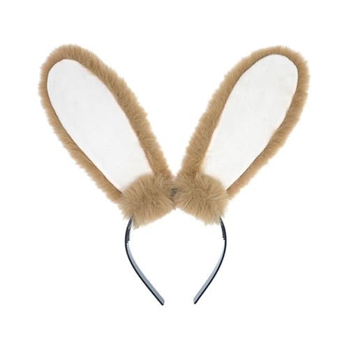 Hasenohren Haarreif, Hasenkostüm Damen, Hasenkostüm Erwachsene, 1 Stück Hase Ohren Haarbänder für Damen,Ostern Geschenke Karneval Ostern Party Kinder Erwachsene von Generisch