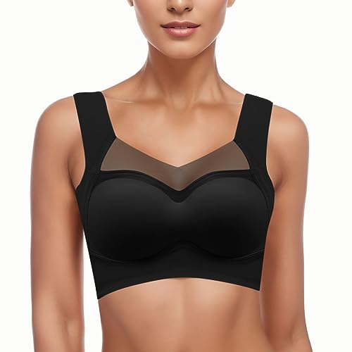 Hatme Haltungskorrektur BH, Wmbra BH Original, Comfy Haltungskorrektur Rücken BH Damen Hatime Korrektur BH Natürliche Eleganz Unsichtbare Unterstützung Null Gefühl Bügellos Push-Up Bequem BH von Generisch