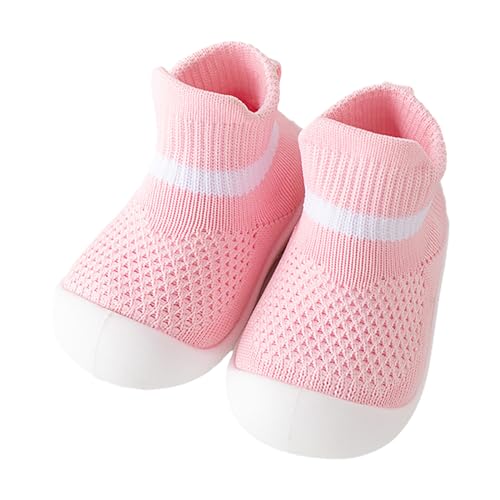 Hausschuhe 21 Kleinkinder Mädchen Jungen Kinder Freizeitschuhe Mesh Soft Bottom Atmungsaktive Slip On Sportschuhe Socken Schuhe Damen Geschlossen (23 Toddler) von Generisch