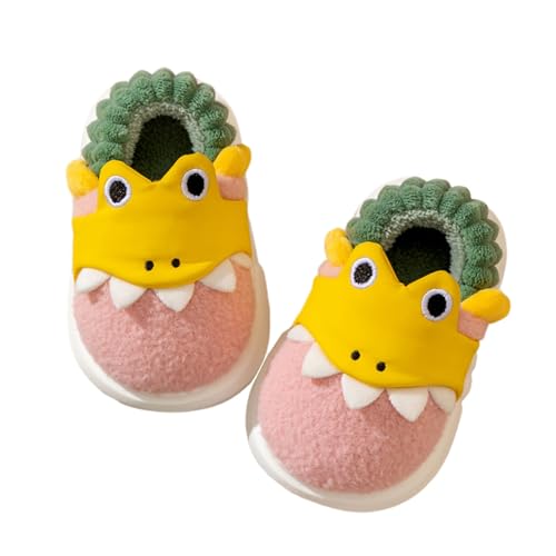 Hausschuhe Baby Mädchen Winter Mädchen Hausschuhe Winter Warme Fleece Gefütterte Schuhe Für Kleinkinder Kinder Gemütliche Cartoon Hausschuhe Weiche Bequeme Kinderschuhe Damen (28.5 Little Child) von Generisch