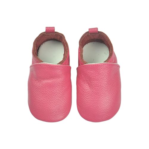 Hausschuhe Barfußschuhe Kinder Baby Weiche Sohle Antirutsch Leder Cartoon Schlüpfer Atmungsaktiv Casual Schuhe Für Babys 0 24 Monate Erste Geher Kinderschuhe von Generisch