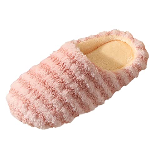 Hausschuhe Damen/Kinder Japanische Frühlings-Winter-Paar-Stumm-weicher Boden-Heimhausschuhe Männer Frauen Holzboden rutschfeste Silent-Baumwollhausschuhe Schuhe Damen 38 Schwarz (45) von Generisch