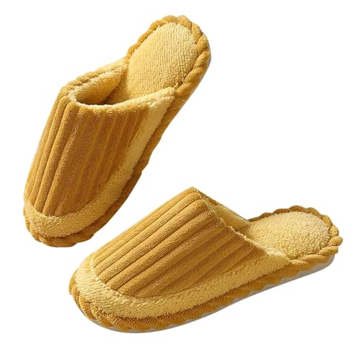 Hausschuhe Damen 42 Winter - Hauspantoffeln Damen Plüsch Unisex Pantoletten Leicht Schlappen Bequem Hausschlappen Rutschfest Filzpantoffeln Memory Foam Plüschhausschuhe Winterhausschuhe von Generisch