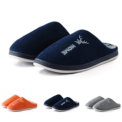 Hausschuhe Damen Filz Feste Sohle Hausschuhe-Damen rutschfest Geschlossen Winterhausschuhe Thermo Plüschhausschuhe Gefütterte Pantoletten Leicht Kuschelhausschuhe Elegante Baumwollschuhe Weiche von Generisch