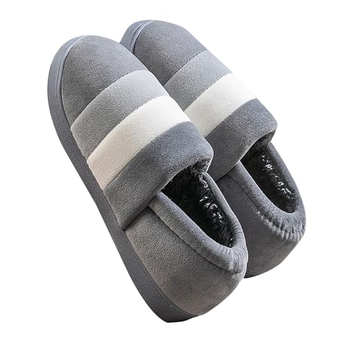 Hausschuhe Damen Flauschig Hausschuhe Damen Winter Pantoffeln Flauschig Leichte Breite Füße Filzpantoffeln Geschlossen Ergonomische Weichen Sohlen Gefütterte Filz von Generisch
