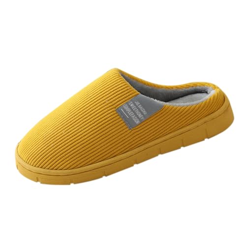 Hausschuhe Damen Herren Bequem Pantoffeln Rutschfest Slip On Flache Hüttenschuhe Cozy Slippers Unisex Hausschuhe Herren Damen Leicht Elastisch Pantoletten Klassisch Badschuhe Unisex Slippers von Generisch