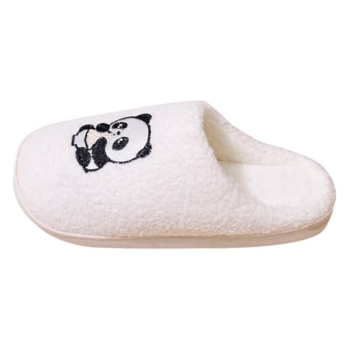 Hausschuhe Damen Herren Winter Plüsch Pantoffeln Winterliche Kuschelig Warme Plüschschuhe Filzhausschuhe Filzpantoffeln Frauen Clogs Slipper Winterschuhe Für Innen Außen von Generisch