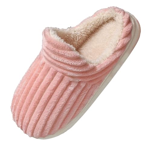 Hausschuhe Damen Herren Winter Warm Flauschige Plüsch Pantoffeln Unisex Rutschfest Slippers Indoor Outdoor Baumwollschuhe Winter Wärme Schlappen Cozy Slipper Home Filzhausschuhe Winterschuhe von Generisch