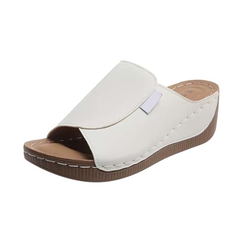 Hausschuhe Damen Pantoffeln Sommer, Sandalen Damen Sommer Bequem Dicke Sohle Abriebfest Hausschuhe Orthopädische Casual Einriemige Sandalen Comfortfüße Slip-On Peeptoe Sandalette Schöne Slides Hausschuhe Damen Pantoffeln Sommer, Sandalen Damen Sommer Bequem Dicke Sohle Abriebfest Hausschuhe Orthopädische Casual Einriemige Sandalen Comfortfüße Slip-On Peeptoe Sandalette Schöne Slides von Generisch