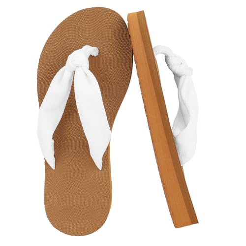Hausschuhe Damen Pantoletten Sommer Flip Flops Damen Mit Fussbett Zehentrenner Sandalen Rutschfest Slippers Kork-Fussbett Badeschuhe Lässige Badelatschen Leichte Open Toe Strandschuhe Flache 1 von Generisch