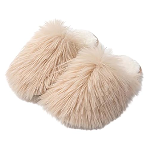 Hausschuhe Damen Plüsch Rosa Hausschuhes Damen Geschlossen rutschfest Winterschuhe Flauschige Hauspantoffeln Cute Schlappen Freizeit Hauslatschen Slip On Slippers Einfarbig Pantoletten von Generisch